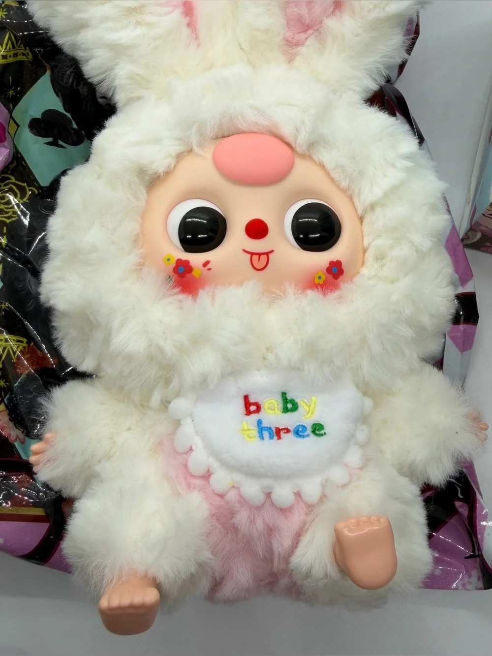 Baby Three Lily Rabbit Town V1 Original Confirmed White Pink Punny Plush Doll